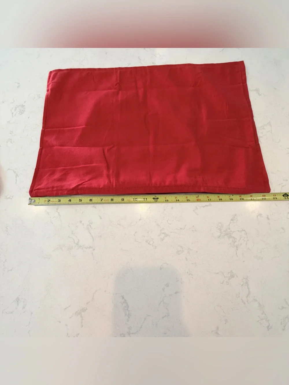 Lot of 4 Ikea Red Gurli Cushion Cover 16”x24” NWOT (Previously Used For Display)